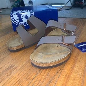 Men’s Birkenstock Nubuck mocha Arizona BF-size 46